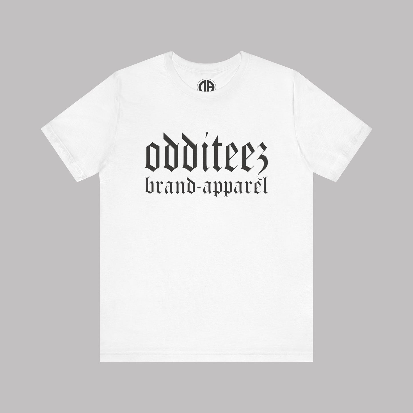O.B.A. Old English Letters logo design, Unisex Adult Short-Sleeve Graphic Print T-Shirts