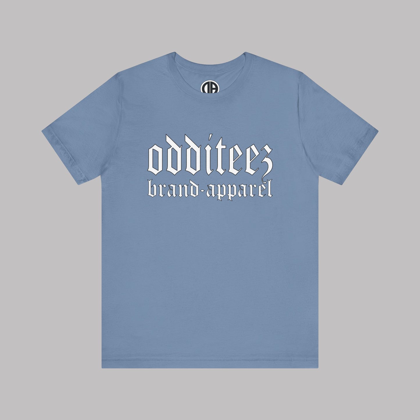 O.B.A. Old English Letters logo design, Unisex Adult Short-Sleeve Graphic Print T-Shirts