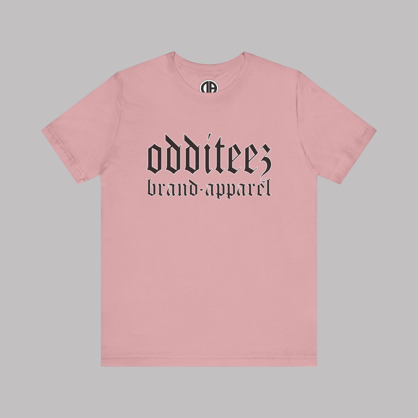 O.B.A. Old English Letters logo design, Unisex Adult Short-Sleeve Graphic Print T-Shirts