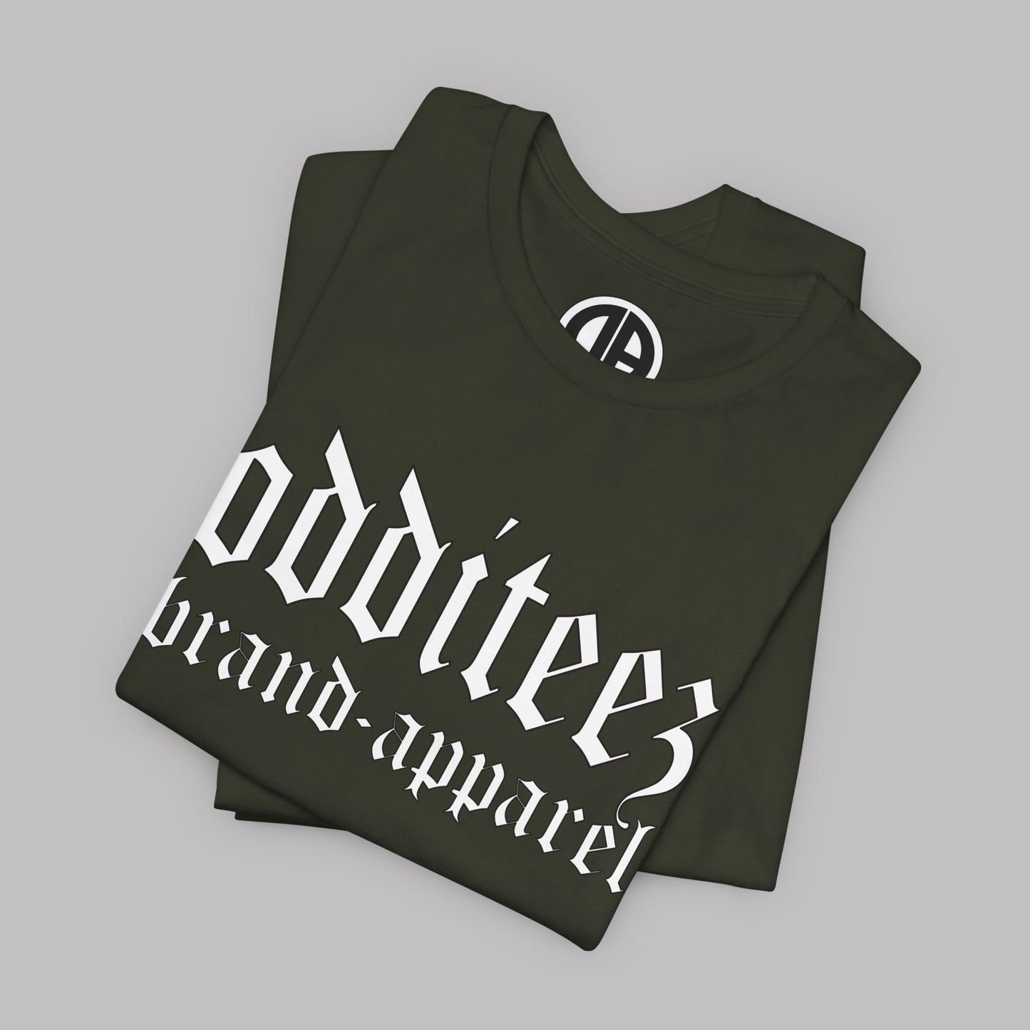 O.B.A. Old English Letters logo design, Unisex Adult Short-Sleeve Graphic Print T-Shirts