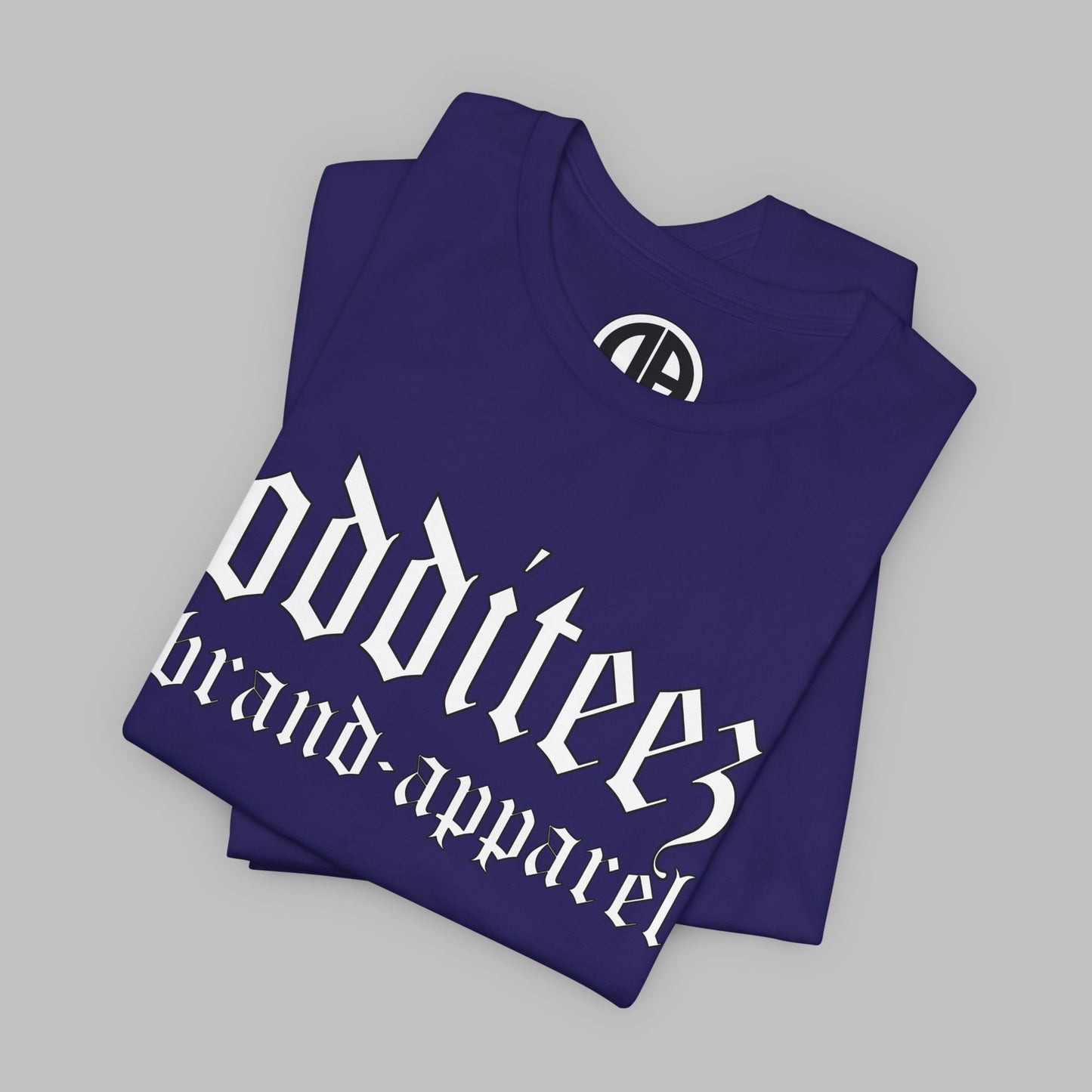 O.B.A. Old English Letters logo design, Unisex Adult Short-Sleeve Graphic Print T-Shirts