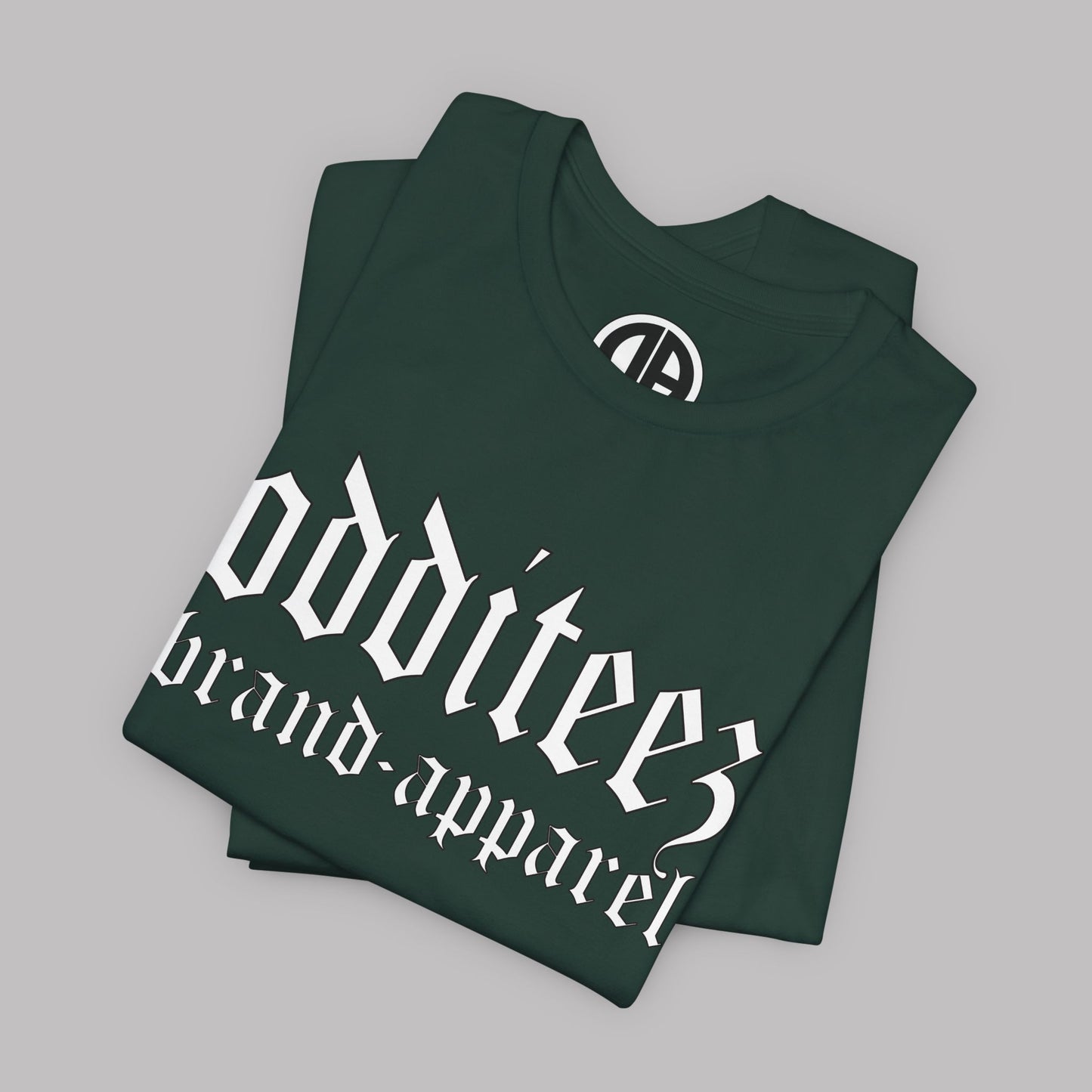 O.B.A. Old English Letters logo design, Unisex Adult Short-Sleeve Graphic Print T-Shirts
