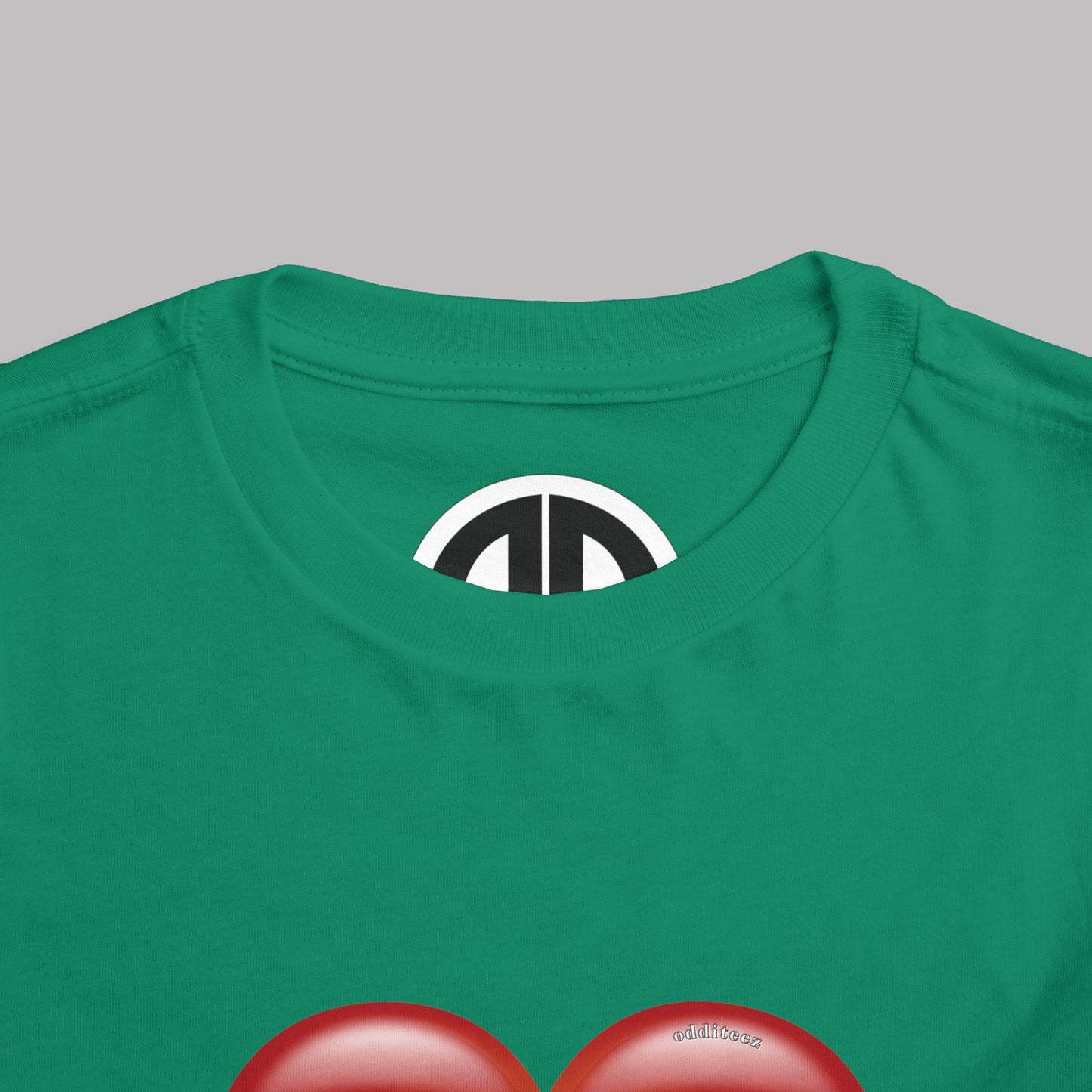 "Daddy's Little Hellion" Big Heart design, Unisex Toddler Short-Sleeve Graphic Print T-shirts