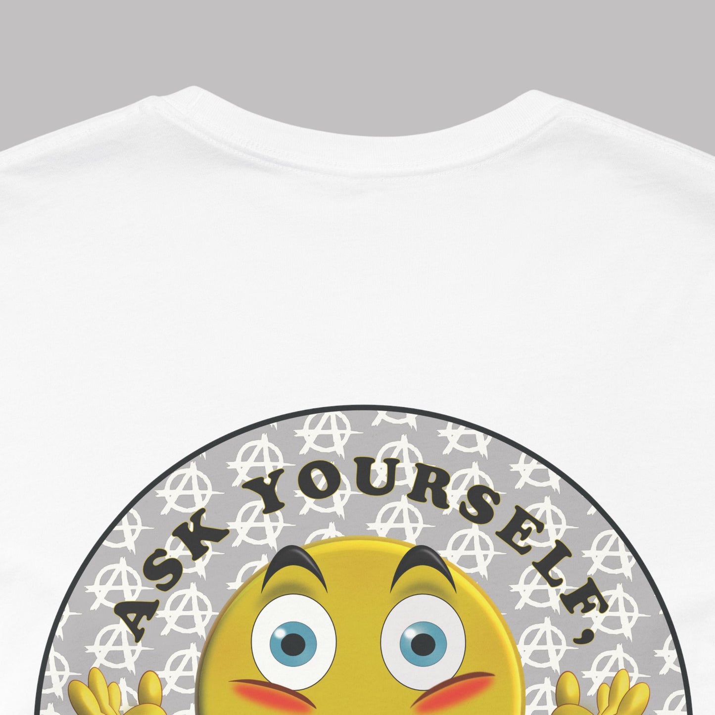 "Ask Yourself, Why Not?!?" design, Unisex Adult Short-Sleeve Graphic Print T-shirts