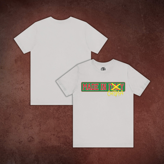 “Made I̶T̶A̶L̶Y̶ China” Spray Paint Graffiti design, Unisex Adult Short-Sleeve Graphic Print T-Shirts