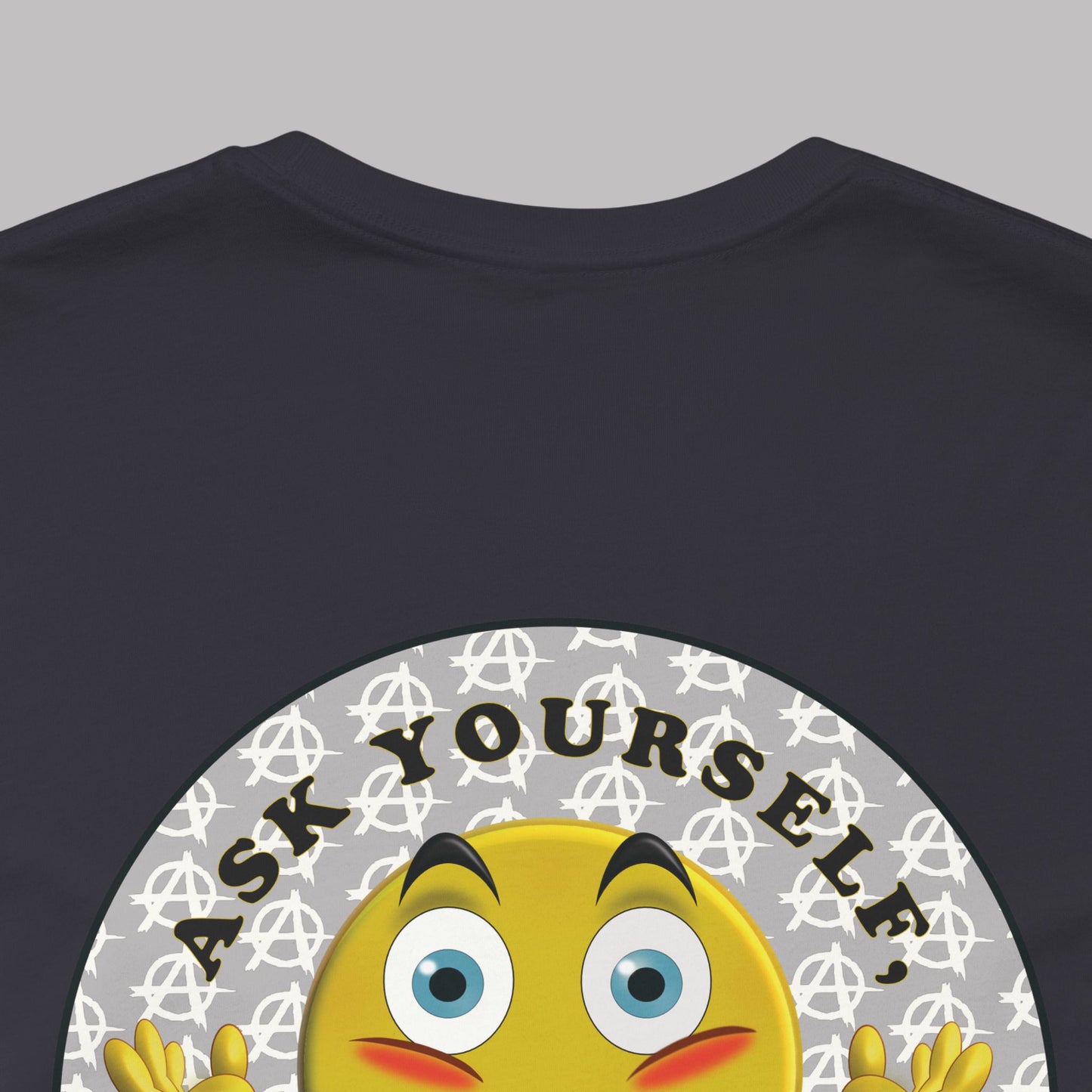 "Ask Yourself, Why Not?!?" design, Unisex Adult Short-Sleeve Graphic Print T-shirts