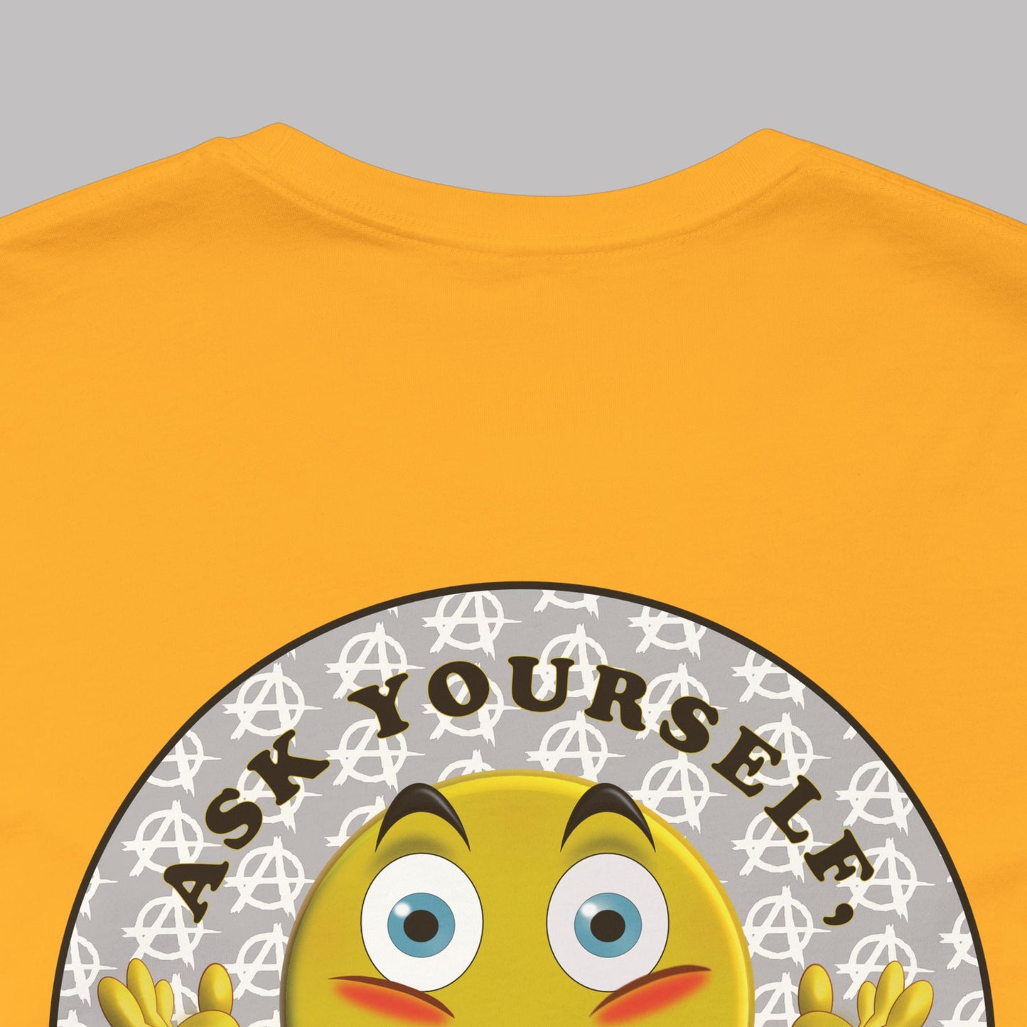 "Ask Yourself, Why Not?!?" design, Unisex Adult Short-Sleeve Graphic Print T-shirts