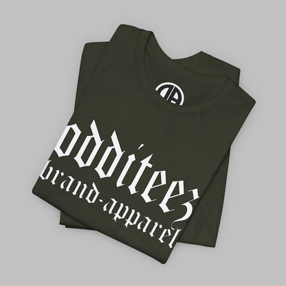 O.B.A. Old English Letters logo design, Unisex Adult Short-Sleeve Graphic Print T-Shirts