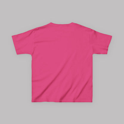 "Mommy's Little Hellion" Cat Post design, Unisex Kids' Short-Sleeve Heavy Cotton™ T-shirts