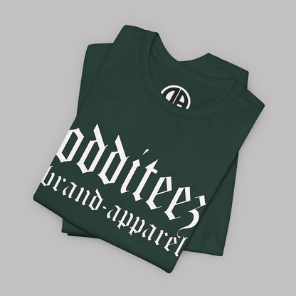 O.B.A. Old English Letters logo design, Unisex Adult Short-Sleeve Graphic Print T-Shirts