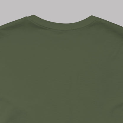 Vintage Military Green Odditeez Varsity Letters rectangular logo design, Unisex Adult Short-Sleeve Graphic Print T-Shirts