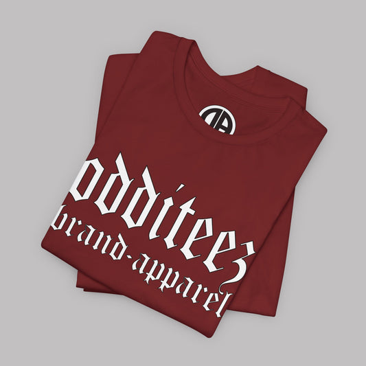 O.B.A. Old English Letters logo design, Unisex Adult Short-Sleeve Graphic Print T-Shirts