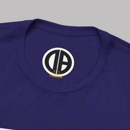 Vintage White Odditeez Varsity Letters rectangular logo design, Unisex Adult Short-Sleeve Graphic Print T-Shirts