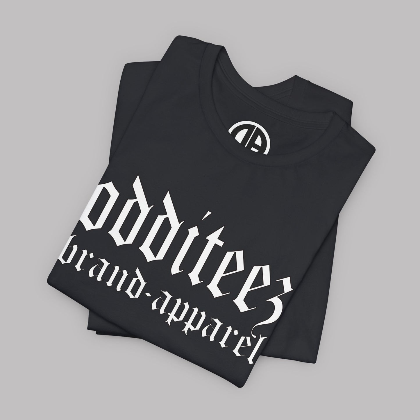 O.B.A. Old English Letters logo design, Unisex Adult Short-Sleeve Graphic Print T-Shirts