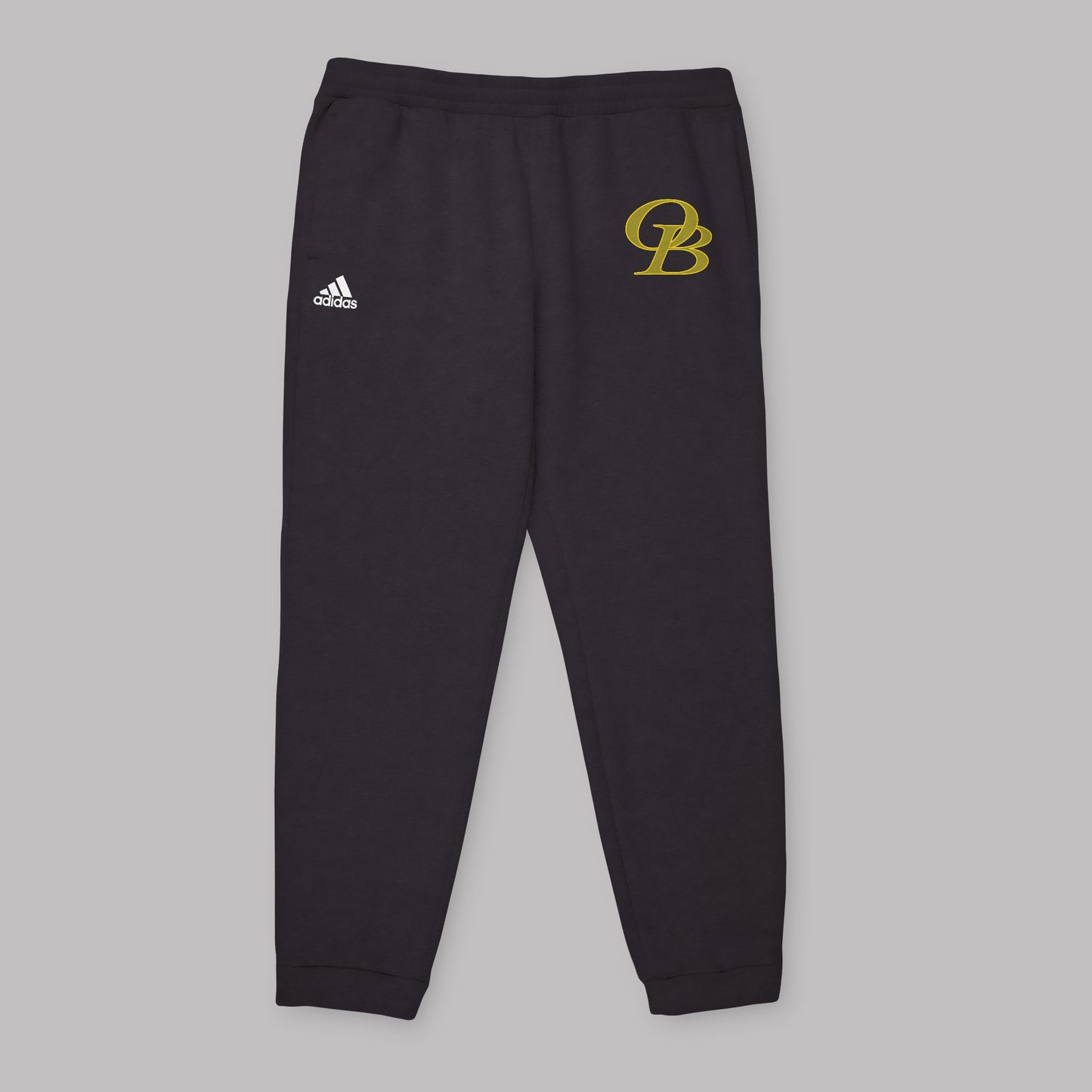 Golden Varsity Letters logo design, Adidas Unisex Premium Fleece-Lined Jogger Sweatpants